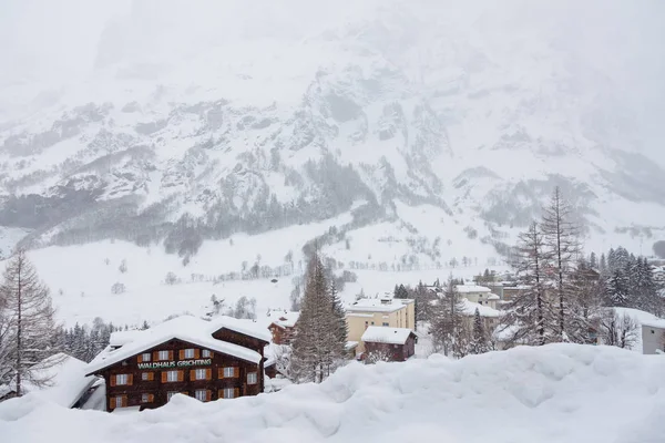 Hideg Téli Svájc — Stock Fotó