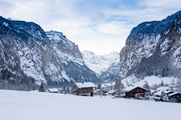 Tél Svájci Alpokban — Stock Fotó