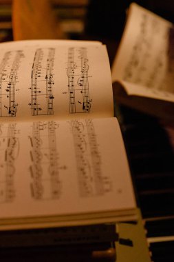 bir kız, piyano ve müzik