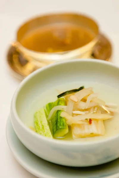 Koreański Kimchi wody żywności — Zdjęcie stockowe