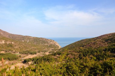 güzel Cheongsan Adası denizin indme