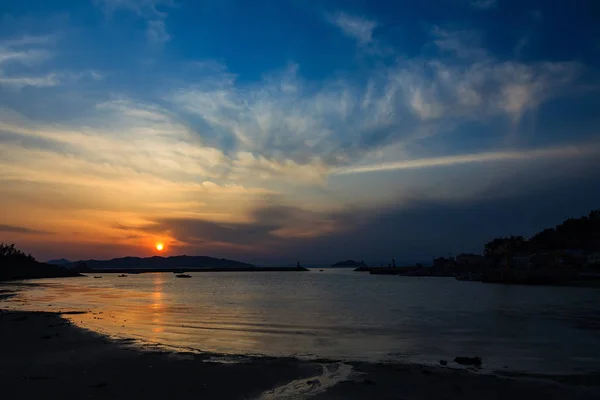 Ilha de Cheongsan e Mar Amarelo — Fotografia de Stock