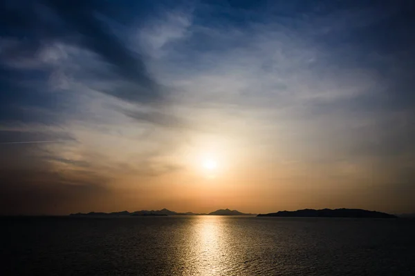 Ilha de Cheongsan e Mar Amarelo — Fotografia de Stock