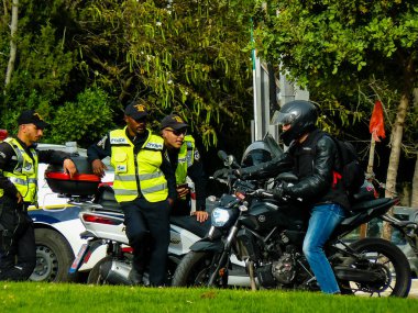 Kudüs İsrail 04 Mayıs 2018 sabah Kudüs'ün sokaklarda polis teşkilatında görünümünü