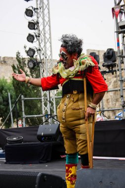 Kudüs İsrail 10 Mayıs 2018 eski şehir Kudüs, açılış Başkan s konuşma altın diş Festivali'nde orta Krallığı kutlamaları akşam göster