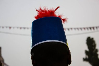 Kudüs İsrail 10 Mayıs 2018 Eski Kudüs şehri, altın diş Festivali'nde orta Krallığı kutlamaları görüntülemek bir müzik konser akşam oynarken avant-garde orkestra müzisyenleri