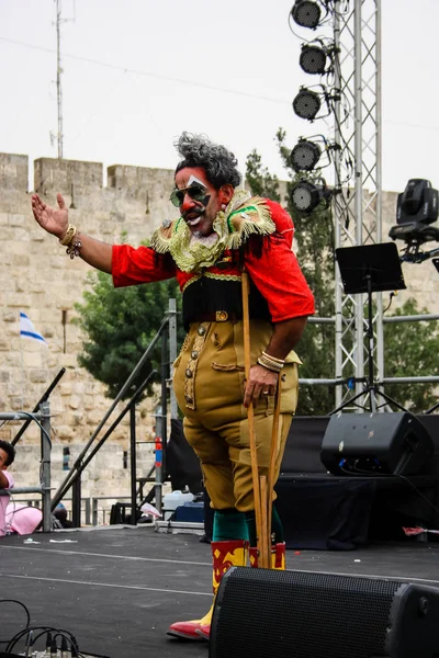 Kudüs İsrail 10 Mayıs 2018 eski şehir Kudüs, açılış Başkan s konuşma altın diş Festivali'nde orta Krallığı kutlamaları akşam göster