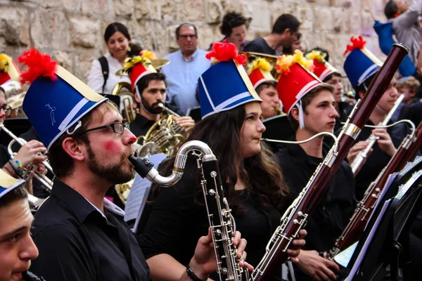 Izrael Jeruzalém Května 2018 Oslavy Střední Říše Zlatý Zub Festival — Stock fotografie