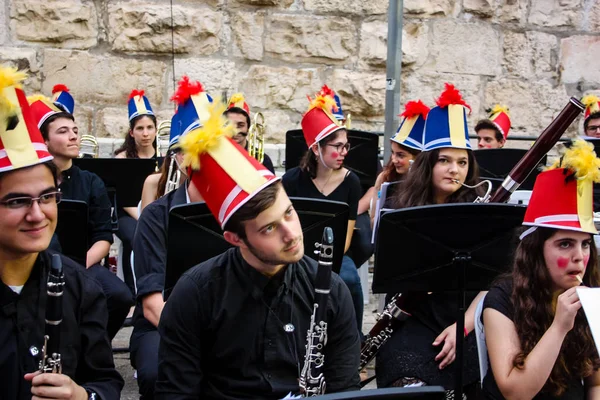 Izrael Jeruzalém Května 2018 Oslavy Střední Říše Zlatý Zub Festival — Stock fotografie