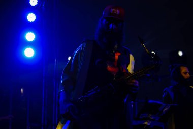 Kudüs İsrail 10 Mayıs 2018 Eski Kudüs şehri, altın diş Festivali'nde orta Krallığı kutlamaları görüntülemek akşam müzikal gösteri sahne