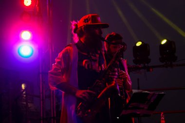 Kudüs İsrail 10 Mayıs 2018 Eski Kudüs şehri, altın diş Festivali'nde orta Krallığı kutlamaları görüntülemek akşam müzikal gösteri sahne