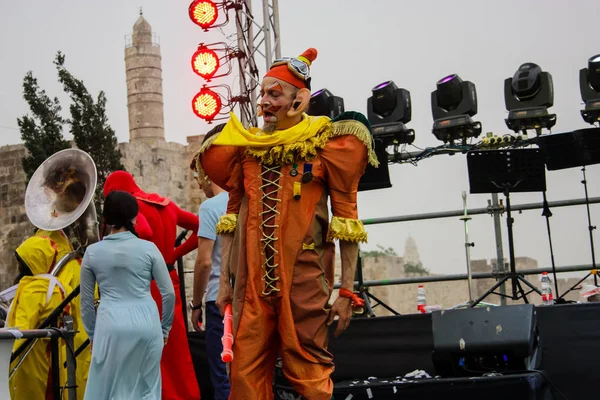 Izrael Jeruzalém Května 2018 Oslavy Střední Říše Zlatý Zub Festival — Stock fotografie