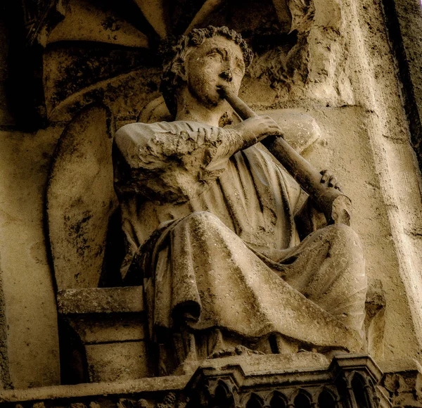 Vista Catedral Notre Dame Reims França — Fotografia de Stock