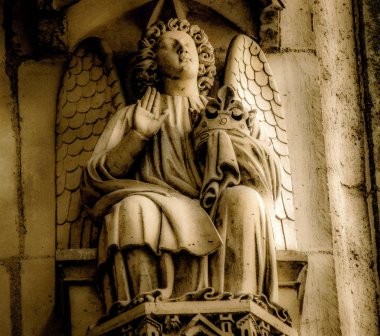 Reims Fransa'daki Notre Dame Katedrali