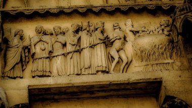 Reims Fransa'daki Notre Dame Katedrali