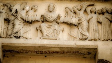 Reims Fransa'daki Notre Dame Katedrali