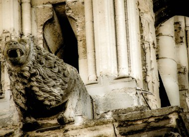 Reims Fransa'daki Notre Dame Katedrali