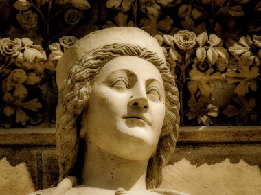 Reims Fransa'daki Notre Dame Katedrali