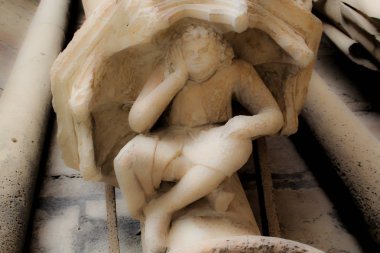 Reims Fransa'daki Notre Dame Katedrali