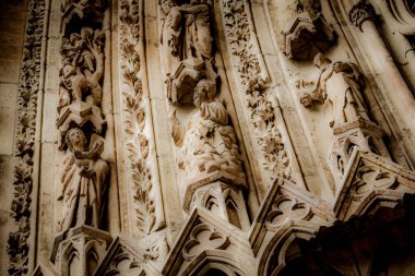 Reims Fransa'daki Notre Dame Katedrali