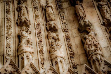 Reims Fransa'daki Notre Dame Katedrali