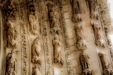 Reims Fransa'daki Notre Dame Katedrali