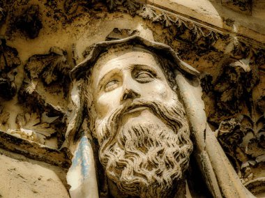 Reims Fransa'daki Notre Dame Katedrali