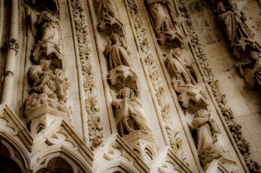Reims Fransa'daki Notre Dame Katedrali