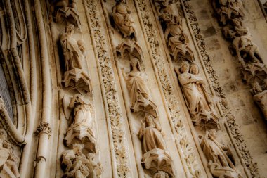 Reims Fransa'daki Notre Dame Katedrali