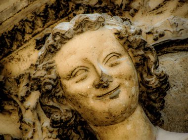 Reims Fransa'daki Notre Dame Katedrali