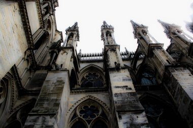 Reims Fransa'daki Notre Dame Katedrali