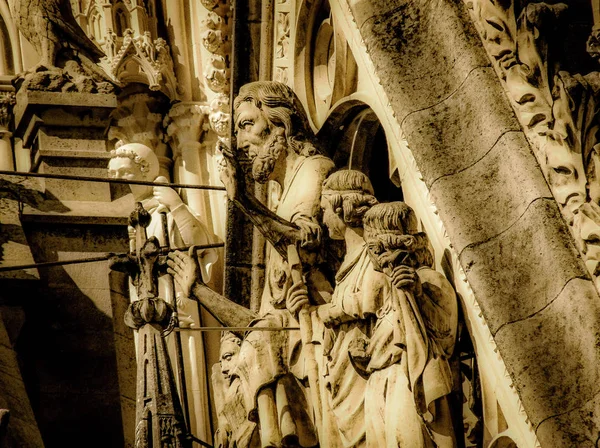 フランスのランスのノートルダム大聖堂のビュー — ストック写真