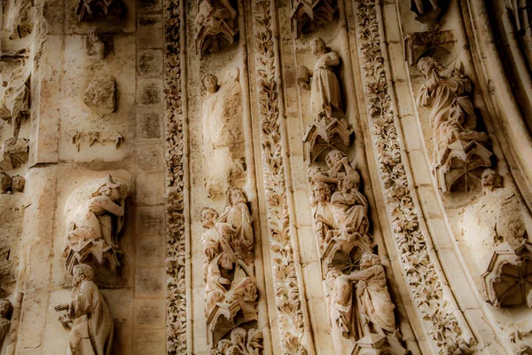 Uitzicht Kathedraal Notre Dame Van Reims Frankrijk — Stockfoto
