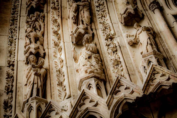 Vista Della Cattedrale Notre Dame Reims Francia — Foto Stock