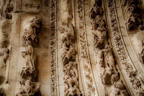 Vista Della Cattedrale Notre Dame Reims Francia — Foto Stock