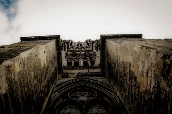 Blick Auf Die Kathedrale Notre Dame Von Reims Frankreich — Stockfoto