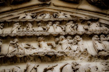 Reims Fransa'daki Notre Dame Katedrali