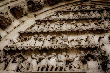 Reims Fransa'daki Notre Dame Katedrali