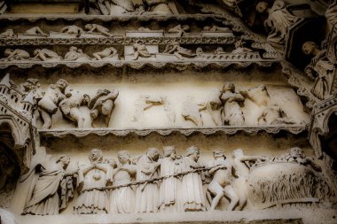 Reims Fransa'daki Notre Dame Katedrali