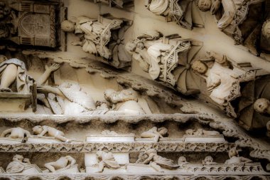 Reims Fransa'daki Notre Dame Katedrali
