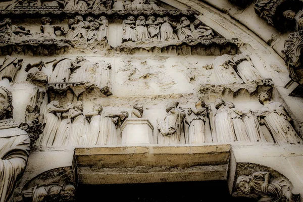 Vue Sur Cathédrale Notre Dame Reims France — Photo