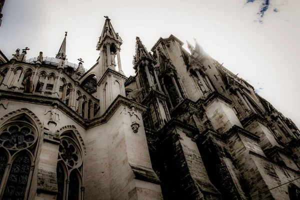 Vista Catedral Notre Dame Reims Francia — Foto de Stock