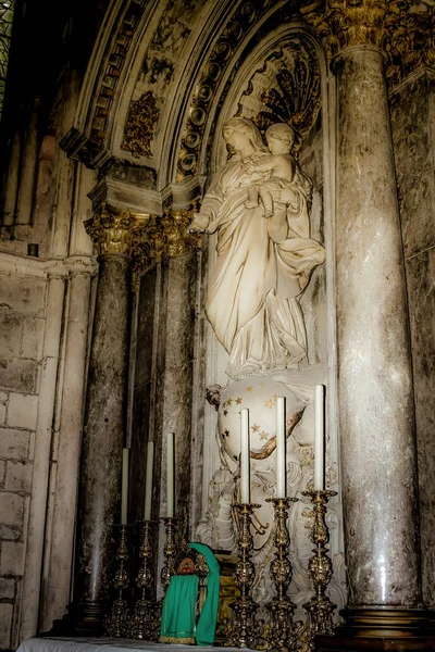 Pohled Katedrálu Notre Dame Reims Francii — Stock fotografie