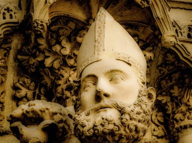 Reims Fransa'daki Notre Dame Katedrali