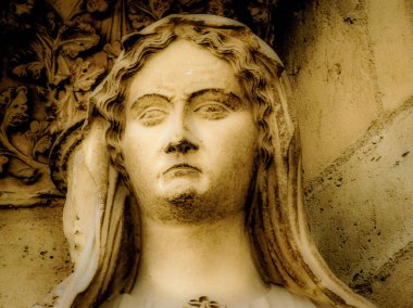 Reims Fransa'daki Notre Dame Katedrali