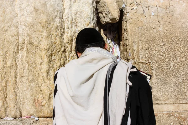 เยร ซาเล สราเอล พฤษภาคม 2018 คนไม กการอธ ษฐานต อหน าแพงตะว — ภาพถ่ายสต็อก