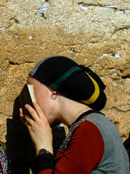 Jerusalem Israel May 2018 Unknowns Women Praying Front Western Wall — Stock Photo, Image