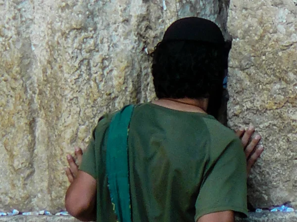 Jerusalem Srail Mayıs 2018 Bilinmeyenli Insanlar Açık Western Wall Kudüs — Stok fotoğraf