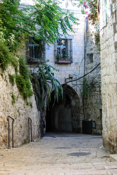 Kudüs Srail Mayıs 2018 Eski Kudüs Şehri Yahudi Mahallesi Sokak — Stok fotoğraf