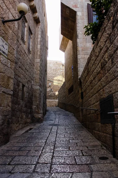 Kudüs Srail Mayıs 2018 Eski Kudüs Şehri Yahudi Mahallesi Sokak — Stok fotoğraf
